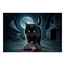 Poster Black Cat and Rat 09 ポスター