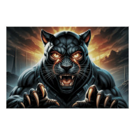 Poster Black Cat and Rat 11 D ポスター