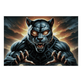 Poster Black Cat and Rat 11 F ポスター