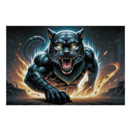 Poster Black Cat and Rat 11 H ポスター