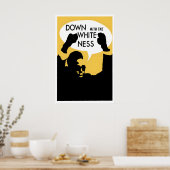 Poster Black Panther Down with the Whiteness! ポスター (キッチン)