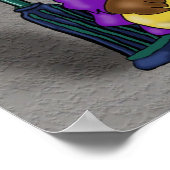 Poster "Blowin' on Bourbon" - by Kev Moore ポスター (角)