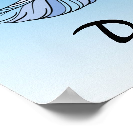 Poster - Blue Dreams Take Wing ポスター (角)