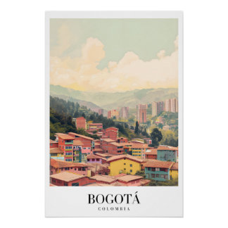 Poster Bogota Colombia Vintage ポスター