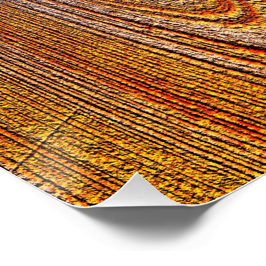 Poster  Bois - formes géométriques texturées ポスター (コーナー)