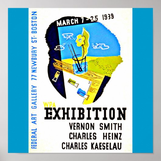 Poster-Boston WPA-20 ポスター (正面)