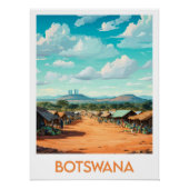 Poster Botswana ポスター (正面)