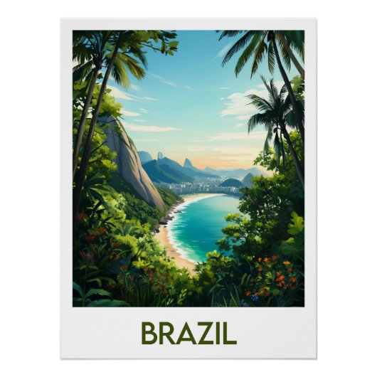 Poster Brazil ポスター (正面)