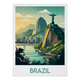 Poster Brazil ポスター