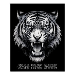 Poster brillant Hard Rock Music ポスター