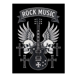 Poster brillant Music Rock ポスター