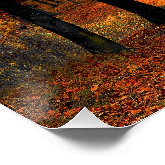 Poster brillante bosque otoñal ポスター (コーナー)