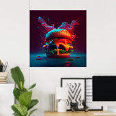 Poster Burger ポスター (ホームオフィス)