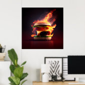Poster Burger ポスター (ホームオフィス)