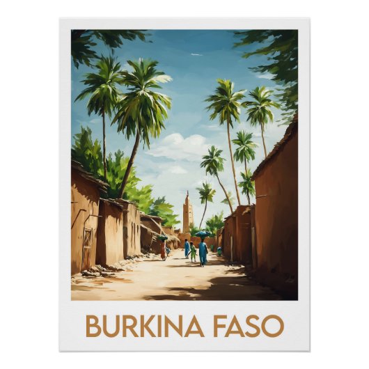 Poster Burkina Faso ポスター (正面)
