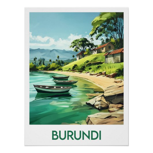 Poster Burundi ポスター (正面)