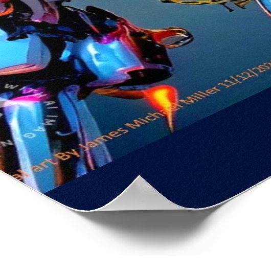 Poster By James Michael Miller 4/21/2024 ポスター (角)