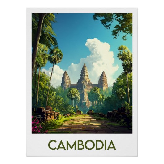 Poster Cambodia ポスター (正面)
