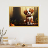 Poster Canine Adventures in the Woods ポスター (キッチン)