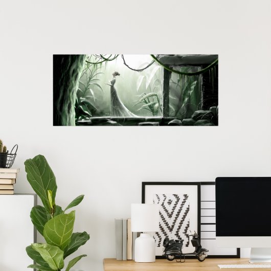 POSTER/CANVAS PRINT ・ back to life ポスター (ホームオフィス)