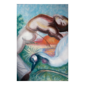 Poster : Cappuera with a Crane ポスター