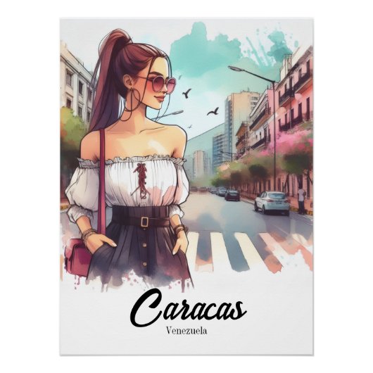 Póster Caracas ポスター (正面)