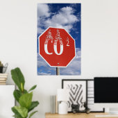 POSTER Carbon Footprint ポスター (ホームオフィス)