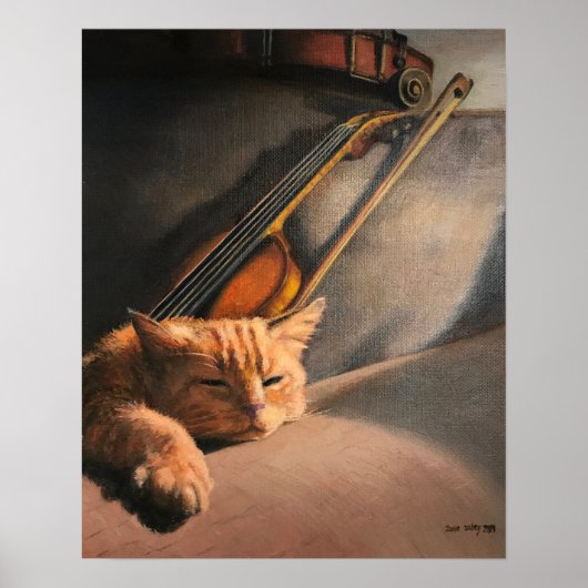 Poster “Cat and the Fiddle” 16x20 ポスター (正面)