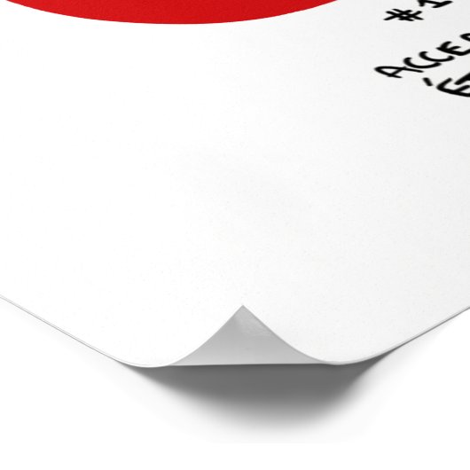 Poster "Changement commence par un alignement" ポスター (角)