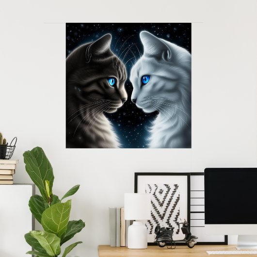 Poster Chat Face a Face ポスター (ホームオフィス)