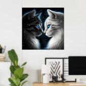 Poster Chat Face a Face ポスター (ホームオフィス)