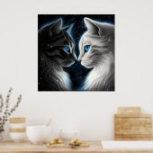 Poster Chat Face a Face ポスター (キッチン)