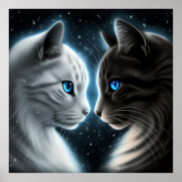 Poster Chat Face a Face ポスター