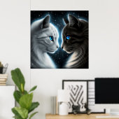 Poster Chat Face a Face ポスター (ホームオフィス)