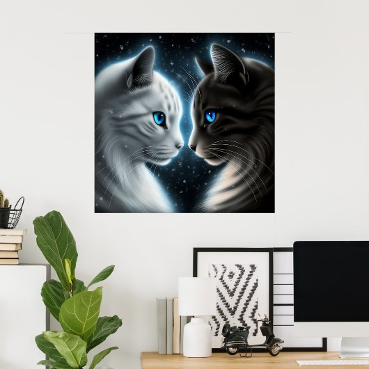 Poster Chat Face a Face ポスター (ホームオフィス)