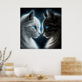 Poster Chat Face a Face ポスター (キッチン)