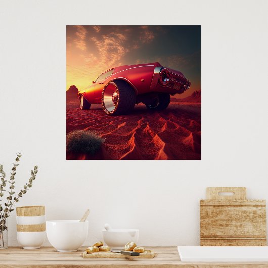 Poster chevelle 71 ポスター (キッチン)