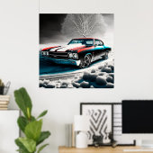 Poster chevelle 71 ポスター (ホームオフィス)