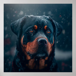 Poster chien rottweiler ポスター