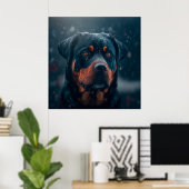 Poster chien rottweiler ポスター (ホームオフィス)