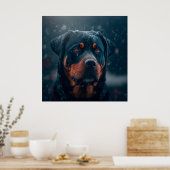 Poster chien rottweiler ポスター (キッチン)