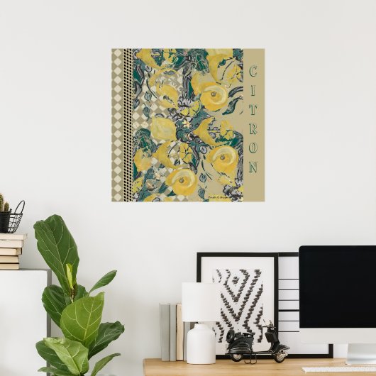 Poster Citron ポスター (ホームオフィス)