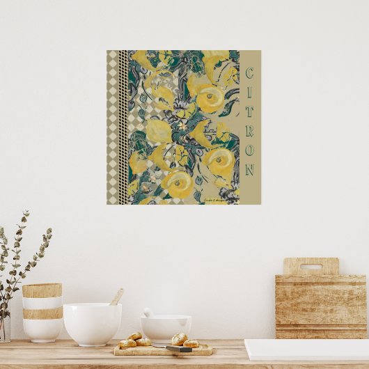 Poster Citron ポスター (キッチン)
