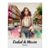  Póster Ciudad de México ポスター (正面)