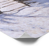 Poster Claude Monet The Magpie Winter Bird Lands ポスター (角)