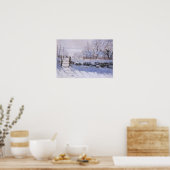 Poster Claude Monet The Magpie Winter Bird Lands ポスター (キッチン)