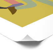 Poster colorful people dancing ポスター (コーナー)