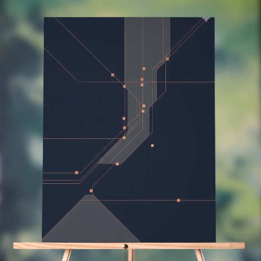 Póster 'Constelación de Código'  アクリルサイン (ニュートラル)