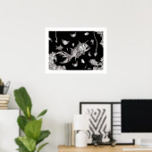 Poster Covid Fish ポスター (ホームオフィス)