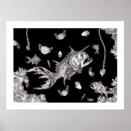 Poster Covid Fish ポスター